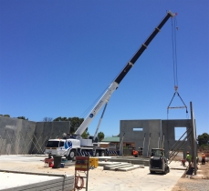 Construction works for the New DONGARA IGA store